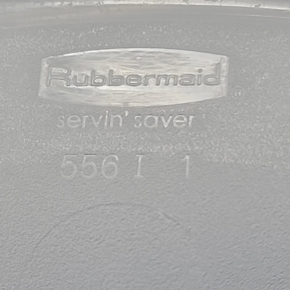Rubbermaid Servin Saver Cereal Container Blue Flip Top Lid 556 I 1 Clear Good